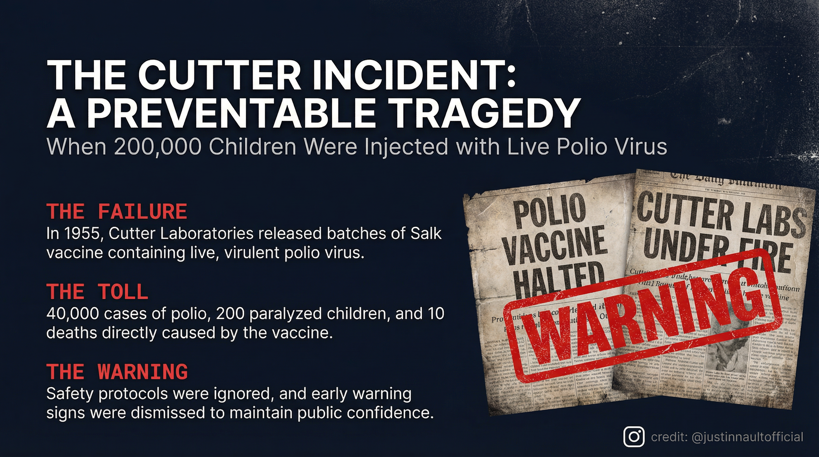 The Cutter Incident Slide